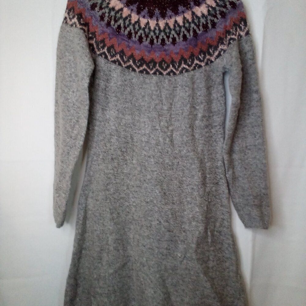 Maurices Sweater Dress Women XS Long Sleeve Soft Stretch Gray Pink - Picture 2 of 15